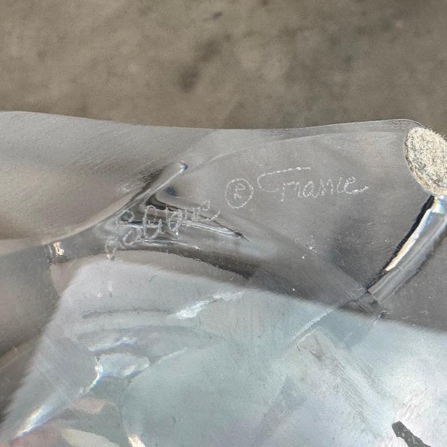 Flamme Crystal Vase from Lalique Paris, 1970s For Sale - Image 12 of 18