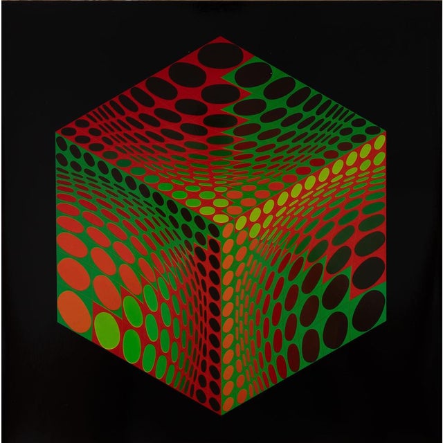 Victor Vasarely, TUPA 2, Etching For Sale - Image 6 of 6