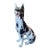 1970s Ceramic Life-Size Harlequin Great Dane For Sale