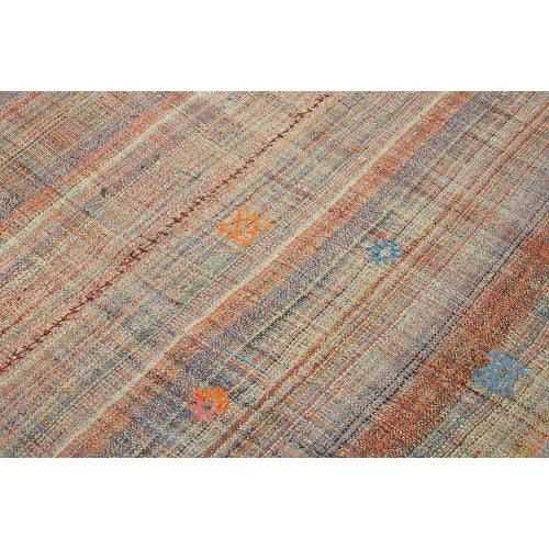 Vintage Turkish Flatweave Kilim Rug For Sale - Image 5 of 7
