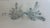 Glass Pair of Early 21st Century Clear Blenko Glass Candlesticks in Icy Tripod Style For Sale - Image 7 of 11