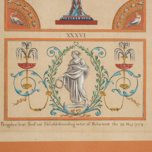 Michelangelo Pergolesi, Compositions, 1770s, Etchings, Set of 2 For Sale - Image 8 of 11