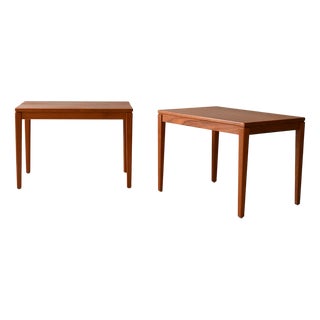 Vintage Scandinavian Teak Coffee Tables, 1950s, Set of 2 For Sale