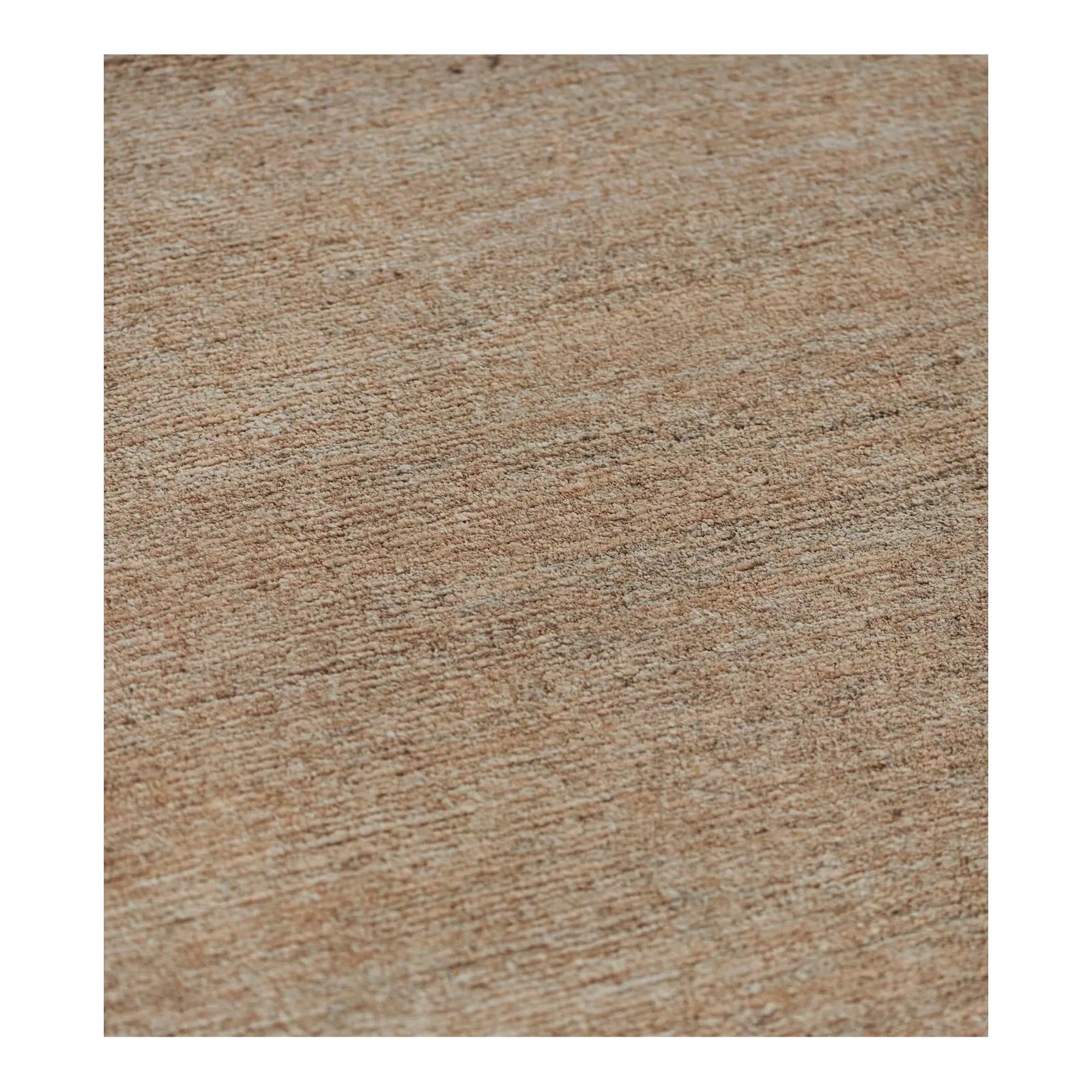 Handwoven All-Natural Beige Hemp Rug | Chairish