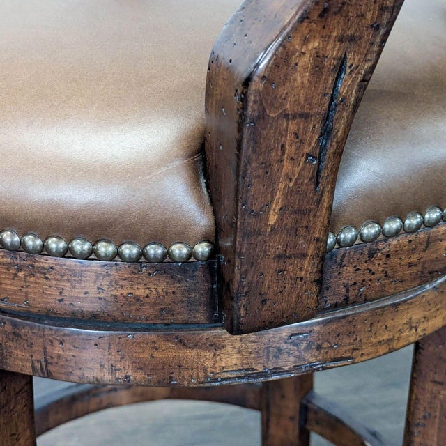 Alder & Co. Swivel Bar Stool For Sale In San Francisco - Image 6 of 8
