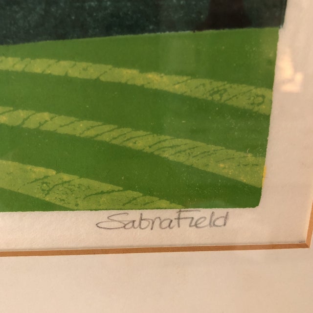 Vintage Wood Block Print by Sabra Field Chairish