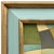 Various Artists Contemporary Abstract Oil Painting in Vintage Blue Painted Frame For Sale - Image 4 of 6