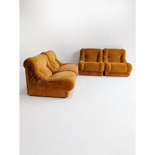 Italian Modular Lounge Chairs, 1970s, Set of 4 For Sale - Image 3 of 6