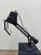 A Hardrill & Horstmann "Pluslite" counterbalance table lamp with magnifying glass. Originally designed and used for map...