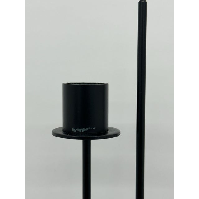 Rick Martin 1997 Signed Handcrafted Memphis Design Pop Art Candlestick Holder - Abstract Modernist For Sale In Detroit - Image 6 of 9