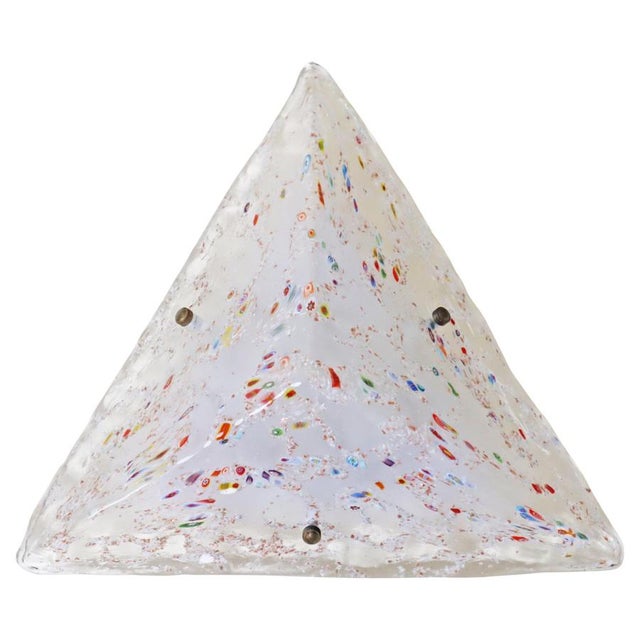 Modern Murano Glass Pyramid Lamp from La Murrina, Italy, 1980s For Sale - Image 16 of 16