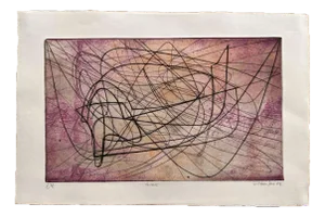Stanley William Hayter, Boats, 1957, Engraving