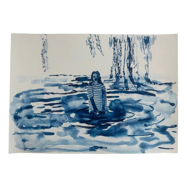 Hanna Ilczyszyn, Water, Watercolour, 2024 For Sale