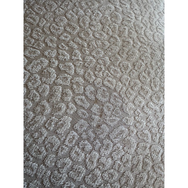 Six Carved French Dining Chairs Leopard Upholstery For Sale - Image 11 of 12