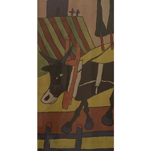 Framed William H. Johnson ‘Going to Church’ Folk Art Reproduction Print For Sale In New York - Image 6 of 11