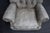 Late 20th Century Pair of Leathercraft Inc. Distressed Gray Tufted Leather Recliner Club Chairs For Sale - Image 5 of 18