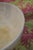 1970s Huge White / Gray Veined Round Marble Pedestal Bowl Deep Compote - Centerpiece For Sale - Image 5 of 15