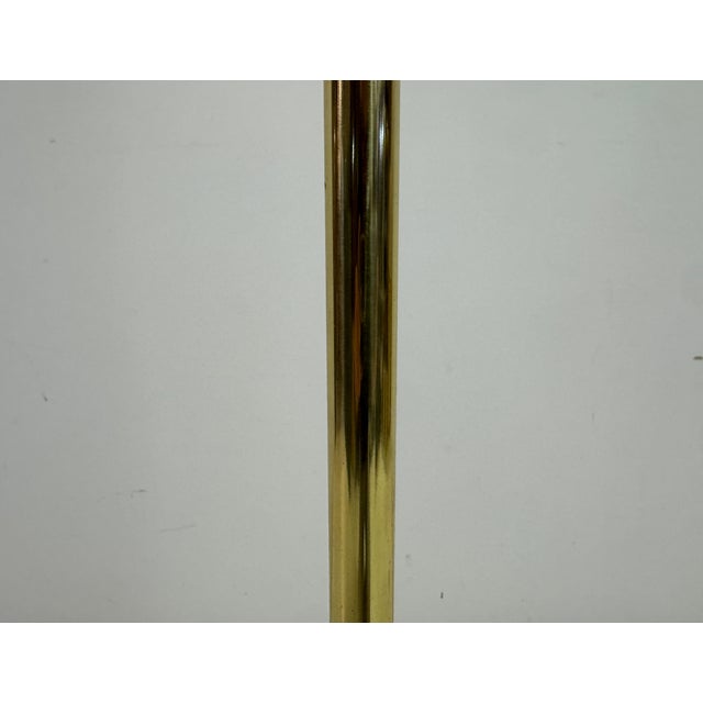 Italian Sculptural Brass Floor Lamp from Santoni, 1970s For Sale - Image 3 of 14