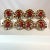 These are whimsical, colorful and fabulous and will add a festive touch to your Thanksgiving table. The set of 8 Napkin...