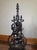 19th Century Renaissance Revival Cast Iron Rampant Lion Andirons - 28" Tall For Sale In Cleveland - Image 6 of 9