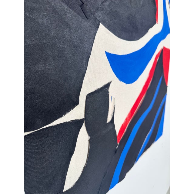 2020s Airstream, Contemporary Abstract Fabric Collage Painting by Matt Higgins For Sale - Image 5 of 8