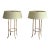 Late 20th Century Pair of Baker Milling Road Gold Cage Table Lamps For Sale