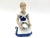 Danish Porcelain Figurine of a Girl With Wreath from Bing & Grondahl, 1980s For Sale - Image 6 of 6
