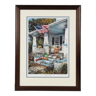 Framed William Mangum's "American Way" Print For Sale