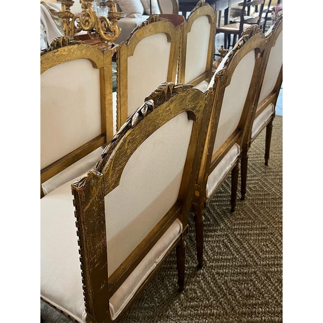 19th Century Set of 6 Louis XVI Style Dining Chairs For Sale In New Orleans - Image 6 of 6