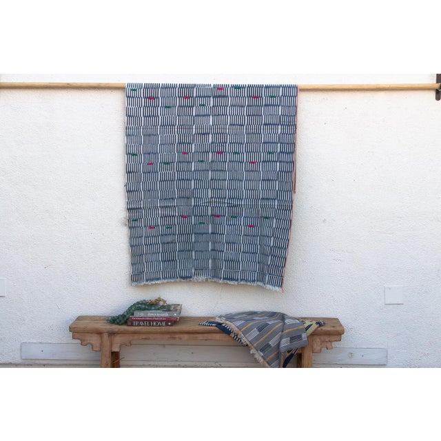 Hand-woven by master weavers of the Baoulé people in the Côte d’Ivoire, West Africa, these vintage textiles are celebrated...