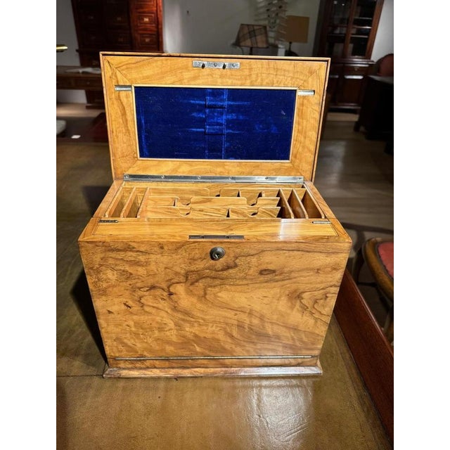 Vintage Olive Writing Box For Sale - Image 10 of 14