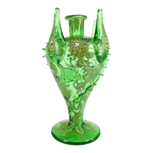 1920's-50's Almorraja Rosewater Sprinkler Art Glass Signed Genis Cirera, Spain