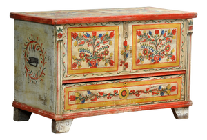 Folk Art Bridal Chest, 1950