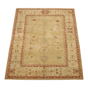 Handmade Pakistani Lahore Rug 11'6" X 9'0"