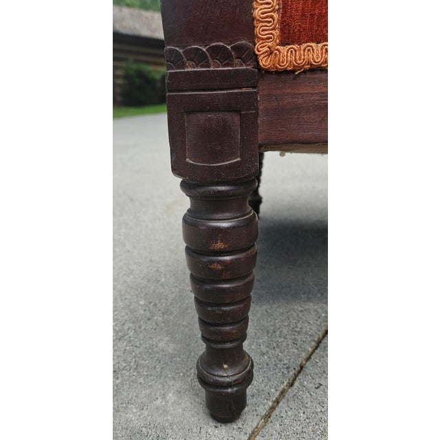 Pair of Antique American Eastlake Walnut Armchairs, Circa 1875–1890 For Sale - Image 12 of 14