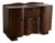 1940s Art Deco Curved Waterfall Sideboard With Inlaid Details For Sale