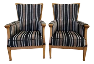 Art Deco Oak Armchair