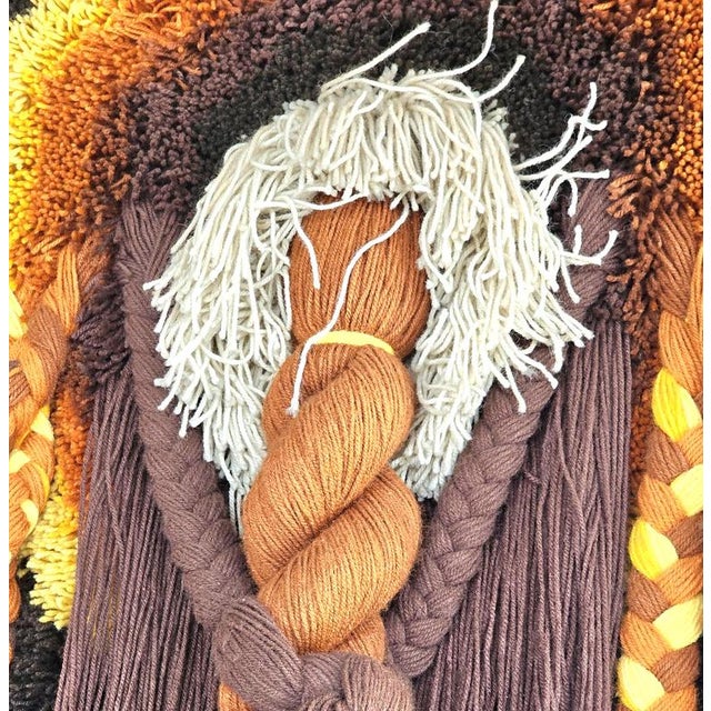 Macramé Wall Tapestry from Desso Studio For Sale - Image 4 of 9