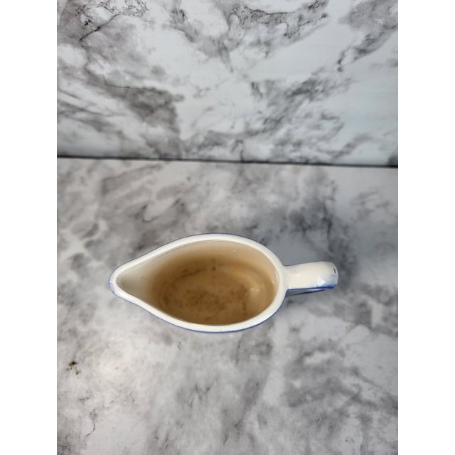 Ceramic 1970s McCoy Pottery Blue Creamer For Sale - Image 7 of 18