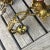 1920s Art Nouveau Gold Brass Porcelain Floral Drapery Tie Backs- a Pair For Sale In Sacramento - Image 6 of 10