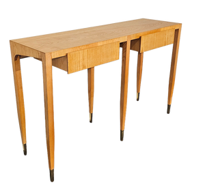 Console Table in Ash Wood by Gio Ponti for Giordano Chiesa, 1950s