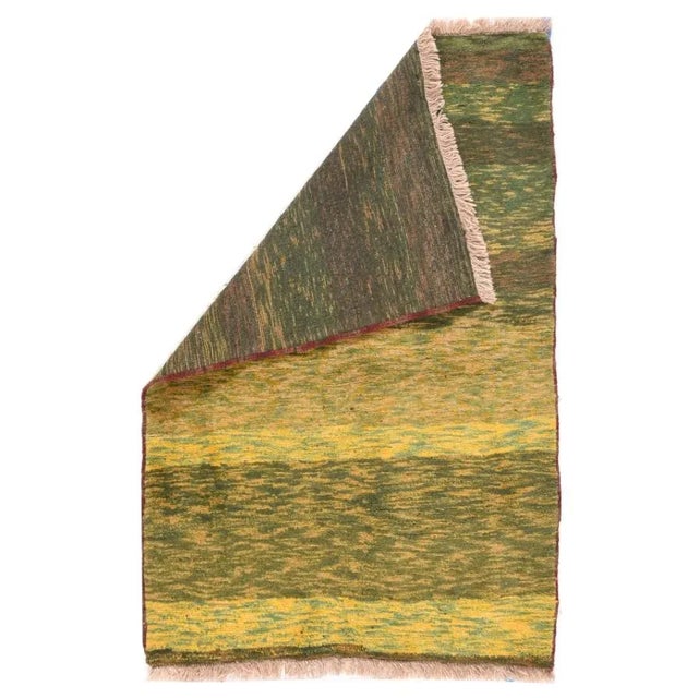 Persian 1950s Persian Gabbeh Rug-3′5″ × 5′ For Sale - Image 3 of 5
