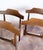 Set of 4 dining chairs in teak wood and grey fabric designed by Hans Olsen from the 1960s. The chairs are in nice used...