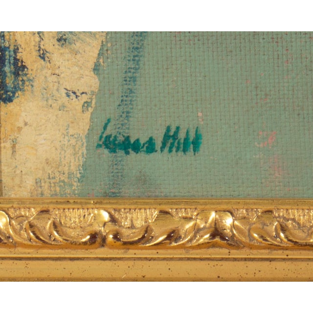 Wood Oil on Board Portrait Painting by Louis Hill For Sale - Image 7 of 8