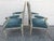 Wood Pair of Antique French Crusty Painted Bergere Armchairs For Sale - Image 7 of 18