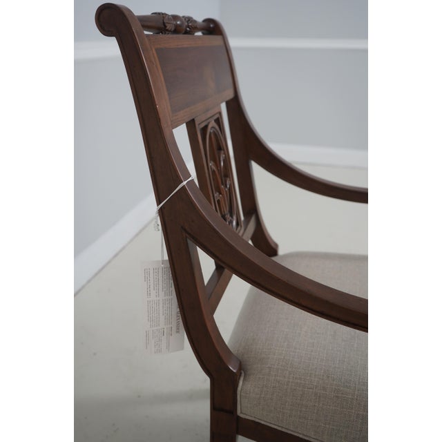 Set of 10 Theodore Alexander Dining Room Armchairs For Sale In Philadelphia - Image 6 of 18
