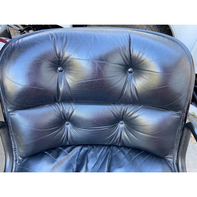 Animal Skin 1980s Knoll Charles Pollock Chair For Sale - Image 7 of 11