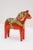 Traditional Swedish Handpainted Dala Horse from Grannas Olsson, Nusnäs, 1950s For Sale - Image 4 of 11