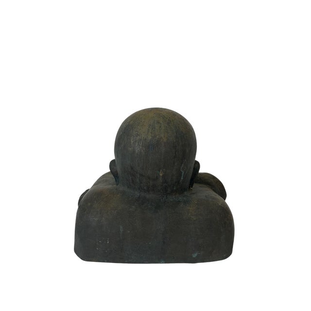 Mid-Century Modern 1970s Victor Salmones Bronze Boy Sculpture For Sale - Image 3 of 5