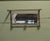 Arts and Crafts French Brass Hall Mirror with Shelf and 3 Coat Hooks, 1930 For Sale - Image 6 of 7